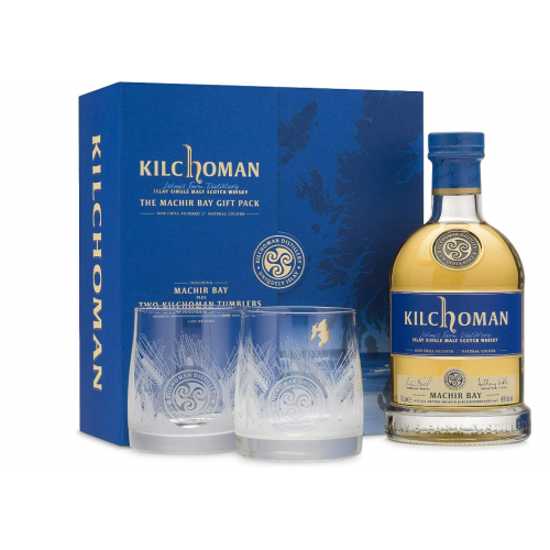Kilchoman Machir Bay Bottle & Glass Gift Pack